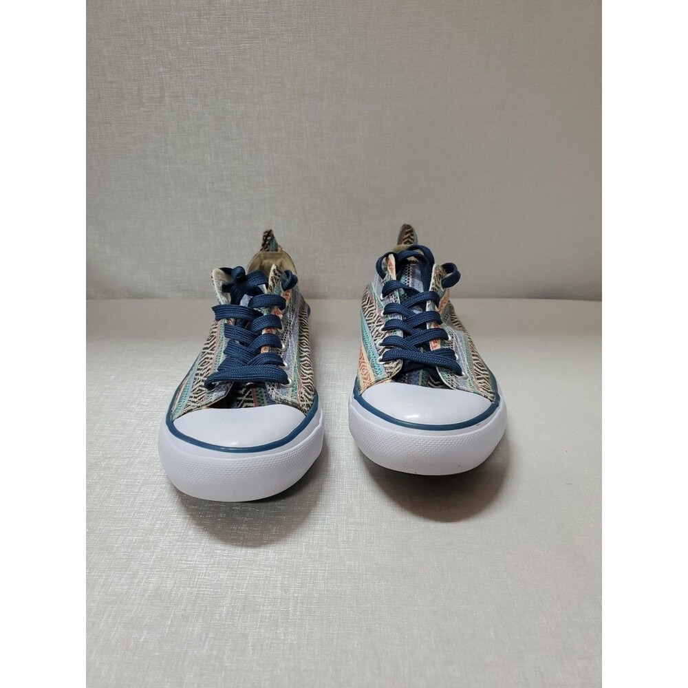 Free Choice By Elis Women's Size 10 Multicolor Pattern Canvas Sneakers